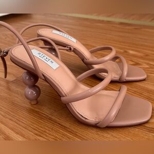 Nude color sandals